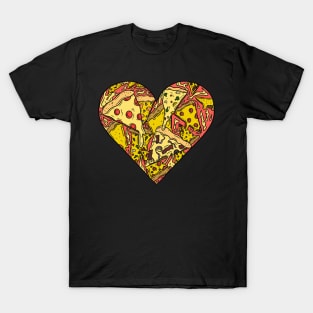 Pizza Heart (Color) T-Shirt